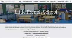 Desktop Screenshot of littlefrenchschool.org
